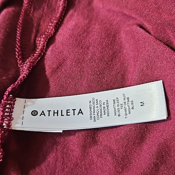 Athleta Night Time Bliss V-Neck Sleep Tee - Picture 10 of 10